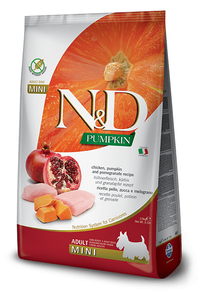 Pumpkin chicken & pomegranate adult mini 2,5կգ
