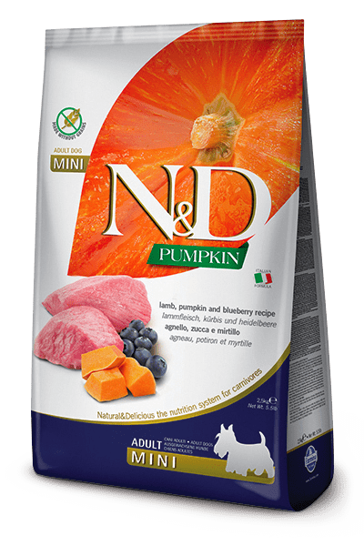 Pumpkin Lamb & Blueberry adult mini 2,5կգ