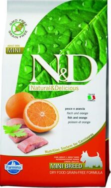 FARMINA N&D Grain Free Fish & Orange Mini Adult 2,5կգ