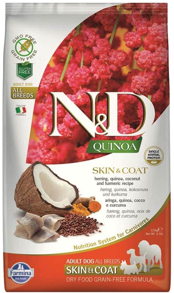 N&D Quinoa SKIN & COAT adult all breeds 2,5կգ