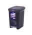 Black plastic bin Bruno Eurogold, 5 l