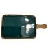 SERVING PLATE ''WITH WOODEN HANDLE''